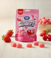 Желейные конфеты Amos 4D Bursting Hearts 65г