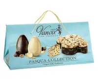 Подарунковий набір Vanoir Pasqua Collection шоколадні яйця та кекс Colomba 1090г