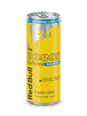 Енергетичний напій Red Bull Summer Edition Sugar Free Sudachi Lime 250мл (11051) фото 1