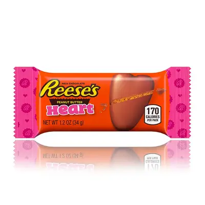 Шоколад Reese's Milk Chocolate Peanut Butter Heart 34g (0750) фото 1