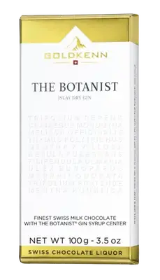 Шоколад Goldkenn The Botanist Islay Dry Gin із сухим джиновим сиропом 100г (6663) фото 1