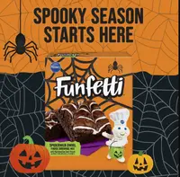 Смесь для приготовления брауни Funfetti Spiderweb Swirl Fudge Brownie Mix 521г