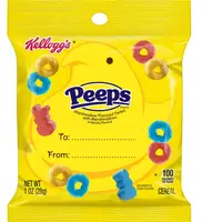 Великодні снеки Kellogg's Peeps Marshmallow Flavored Cereal Snacks 28г