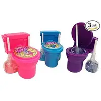 Льодяники з кислим порошком Kidsmania Sour Flush Toilet
