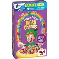 Сухий сніданок Lucky Charms Berry Swirl з маршмелоу, 521г