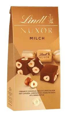Шоколадные конфеты Lindt Nuxor Milch 103г (10584) фото 1