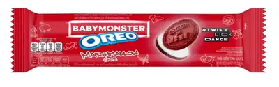 Печенье Oreo BabyMonster Red Sandwich Cookies with Marshmallow 110.4г (10317) фото 1