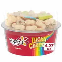 Йогурт і зернова закуска Yoplait Kid Lucky Charms Vanilla 121г