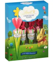Шоколадные тюльпаны Lindt Easter Solid Milk Chocolate Candy Tulips 4шт, 54г