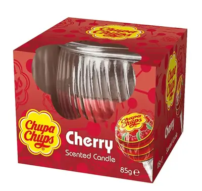 Свічка Chupa Chups Scented Candle Cherry 85г (9851) фото 1