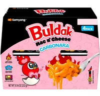Макароны Samyang Buldak Carbonara Mac & Cheese 4шт х 58г