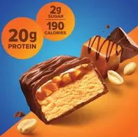 Протеиновый батончик Pure Protein Bars Chocolate Peanut Caramel 1шт, 50г