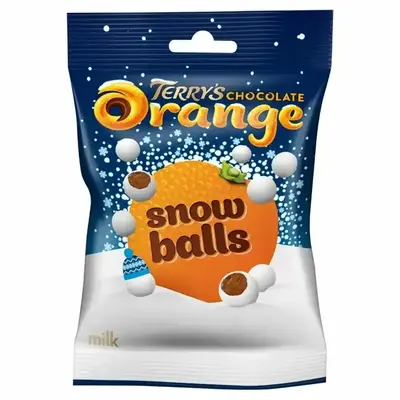 Драже Terry's Chocolate Orange Snowballs 70g (4132) фото 1