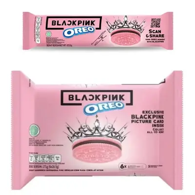 Печенье Oreo BlackPink C КАРТКОЙ 6 упаковок внутри 171g (11314) фото 1