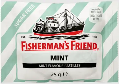 Льодяники Fisherman's Friend Mint 25g (2903) фото 1