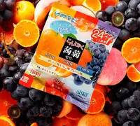 Японское конжак-желе Dailin Shika Konjac Jelly со вкусом винограда клубники и персика 480 г.