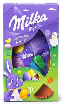 Шоколадное яйцо Milka Shake Me Easter Egg 97г (10762) фото 1