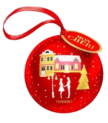 Шар на елку с конфетами Ferrero Mon Chéri Cerise Boule Noël 42 г (7656) фото 1