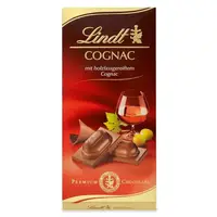 Молочный шоколад с коньяком Lindt Cognac Premium Chocolate 100г