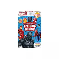 Леденцы Marvel Halloween Lollipop Rings 192 g