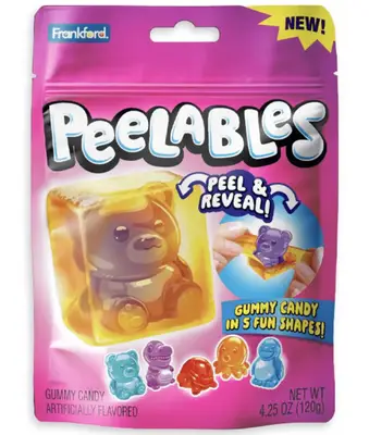 Желейні цукерки Frankford Peelables Peel &amp; Reveal Gummies 120г (9604) фото 1