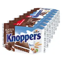 Вафли Knoppers Black & White 8s 200g