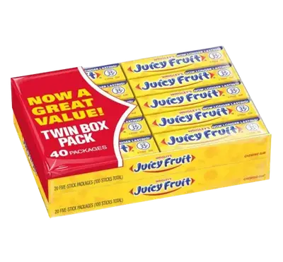 Упаковка жувальних гумок Wrigley's Juicy Fruit 200 шт. (6184) фото 1