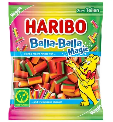 Жувальні цукерки Haribo Balla-Balla Magic 160г (11779) фото 1
