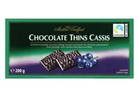 Шоколадные конфеты Maitre Truffout Chocolate Thins Cassis 200г