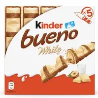 Шоколадні батончики Kinder Bueno White 5шт 107.5 г