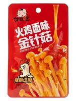 Снек гриби енокі Enoki Mushroom Buldak Spicy Chicken Flavor 24г