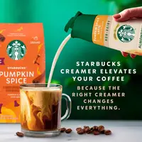 Растительные сливки для кофе Starbucks Pumpkin Spice Non-Dairy Coffee Creamer 828мл