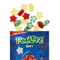Жевательные конфеты Amos Peelerz Stars 170г