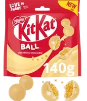 Шоколадні кульки KitKat Ball White Chocolate Branco 140г