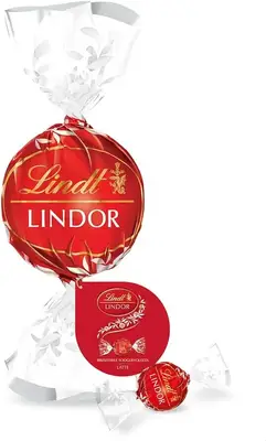 Подарочный набор шоколадных конфет Lindt Lindor Maxi Boule Praline di Cioccolato al Latte 44шт 550 г (7698) фото 1