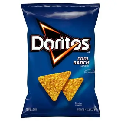 Чіпси Doritos Cool Ranch Flavored Tortilla Chips 262г (7049) фото 1