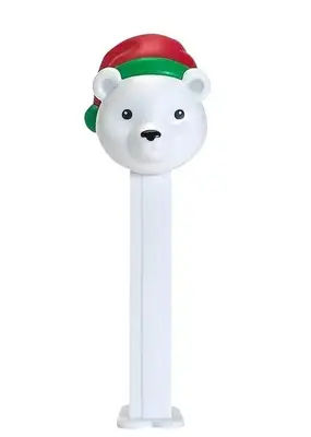 Диспенсер с конфетами Pez Dispenser Polar Bear (Christmas) 17g (5912) фото 1
