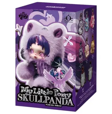 М'яка іграшка брелок Pop Mart My Little Pony Skullpanda Series Plush Doll Pendant 1шт (10329) фото 1