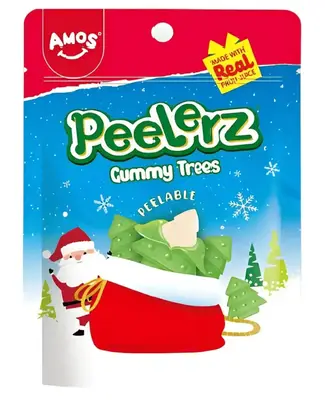 Желейні цукерки 4D Amos Peelerz Christmas Tree 170г (9693) фото 1