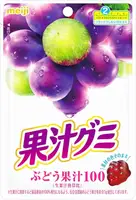 Жевательные конфеты MEIJI Fruit Juice Gummy со вкусом винограда 54 г