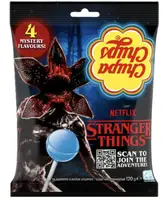 Льодяники на паличці Chupa Chups Stranger Things Upside Down 4 смаки 10шт, 120г