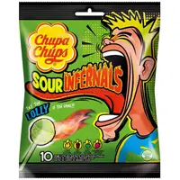 Кислые леденци Chupa Chups Sour Infernals 114 г