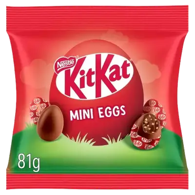Шоколадні міні-яйця KitKat Mini Eggs Milk Chocolate 81г (8316) фото 1
