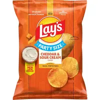 Чіпси Lay's Cheddar and Sour Cream Snacks 354.3г