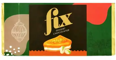 Темный Дубайский шоколад Fix Dessert Chocolatier Midnight Editions Dark Chocolate 200г (8000) фото 1