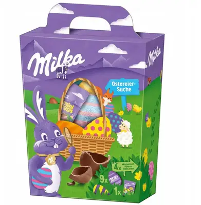 Пасхальный набор шоколадных яиц Milka Easter Egg Hunt Mix 162г (10740) фото 1