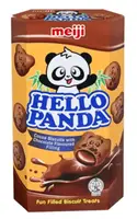 Шоколадное печенье Meiji Hello Panda Cocoa Biscuits Chocolate 42г