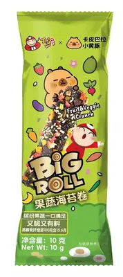 Рулетик з норі Tao Kae Noi Big Roll з фруктами та овочами 1шт, 10г (11916) фото 1