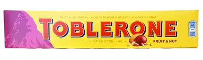 Шоколад Toblerone с Изюмом Мёдом Нугой, 100г (6511) фото 1