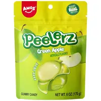 Желейні цукерки Amos Peelerz Peelable Green Apple Gummy Candy 170г